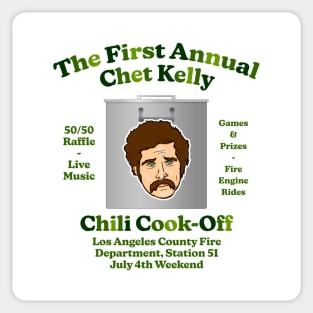 Chet Kelly Chili Cook-Off Sticker